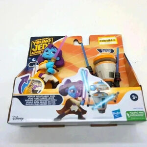 Star Wars Young Jedi Adventures Pop-Up Lightsaber  Lys Solay Training Droid -1